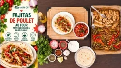 Mix-moi ça: Fajitas de Poulet au Four | Poivrons Grillés & Salsa Fraîche