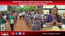 World Rabies Day : Health Department Organises Awareness Rally at Borda, Margao