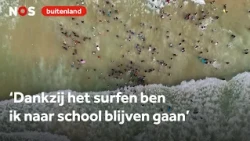 Senegalese champion teaches girls to surf