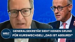 ELECTION SHOCK FOR CDU: General Secretary Huber sees no reason for a change of course! "That is a...