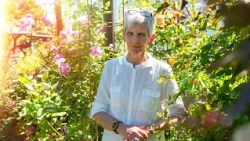 Helga snuppede en blomst i berømt have