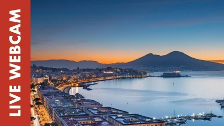 Mount Vesuvius - View from Portici